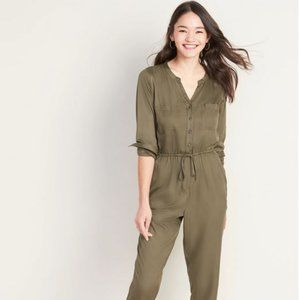 Old Navy Waist-Defined Utility Jumpsuit for Women